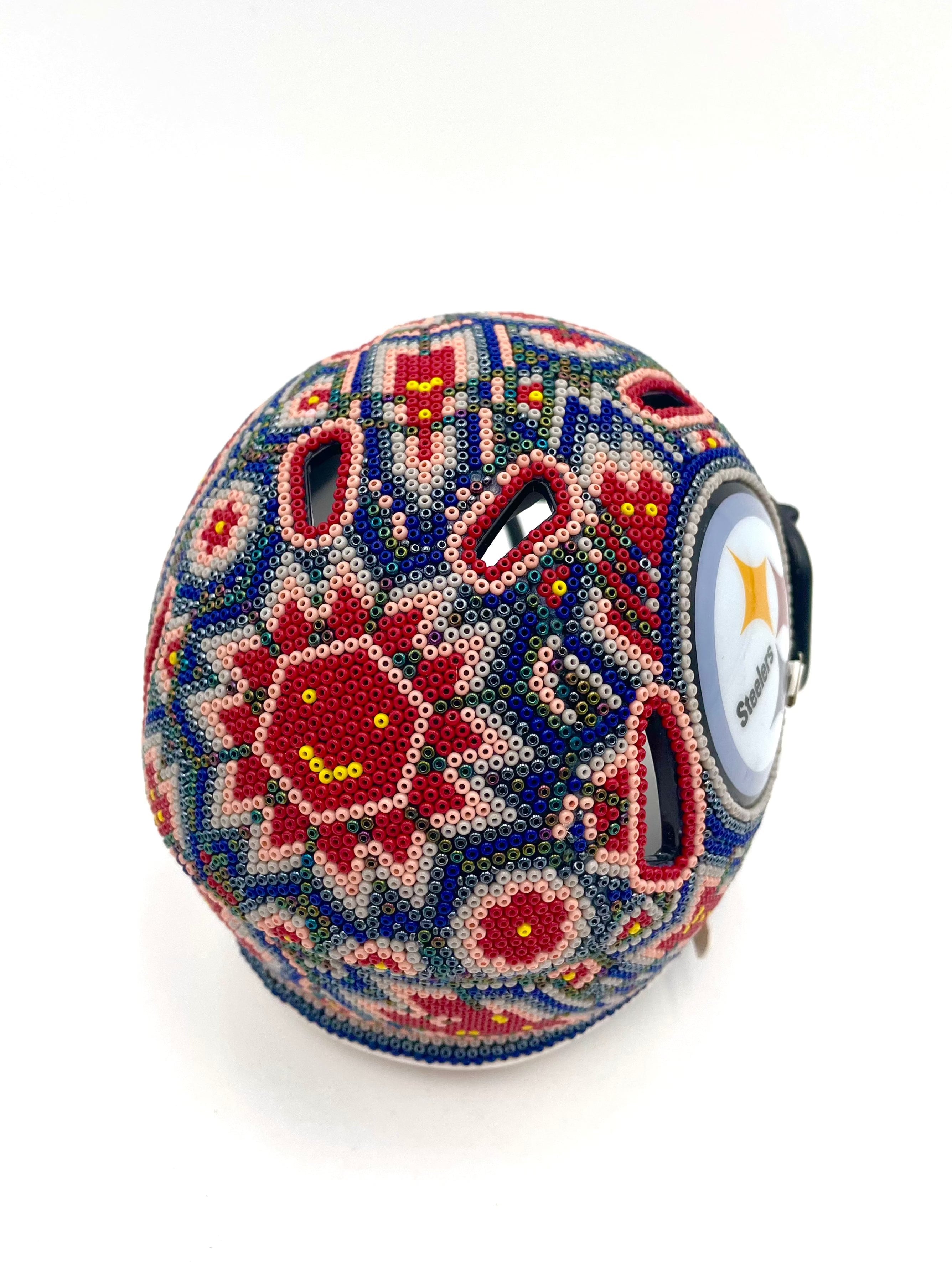 Mexoul Pittsburgh Steelers NFL mini helmet (RED-GRAY)