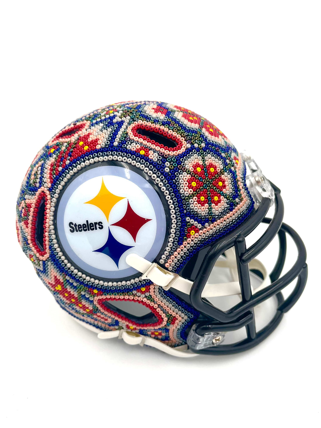 Mexoul Pittsburgh Steelers NFL mini helmet (RED-GRAY)