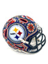 Mexoul Pittsburgh Steelers NFL mini helmet (RED-GRAY)