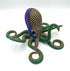Mexoul Purple Octopus Alebrije – Hand-carved Oaxacan Art