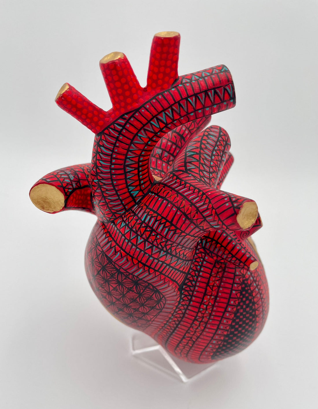 Mexoul Red heart alebrije (L)