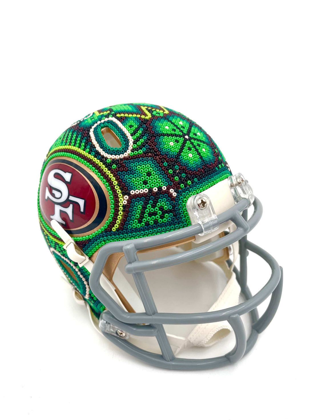Mexoul San Francisco 49ers NFL mini helmet (GREEN)