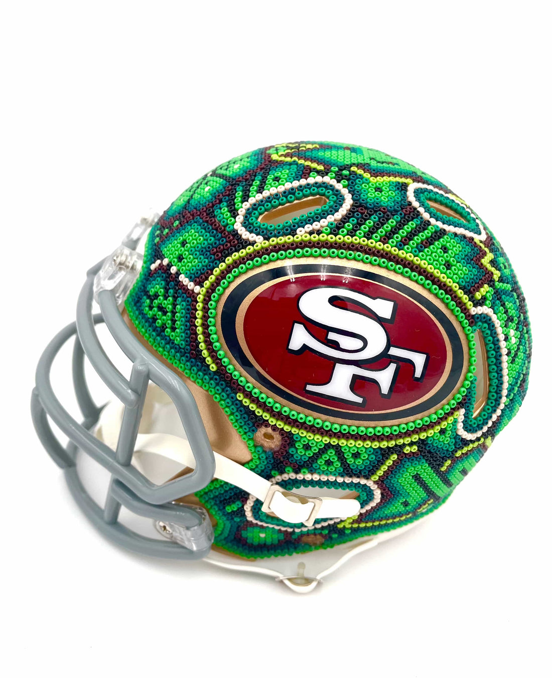 Mexoul San Francisco 49ers NFL mini helmet (GREEN)