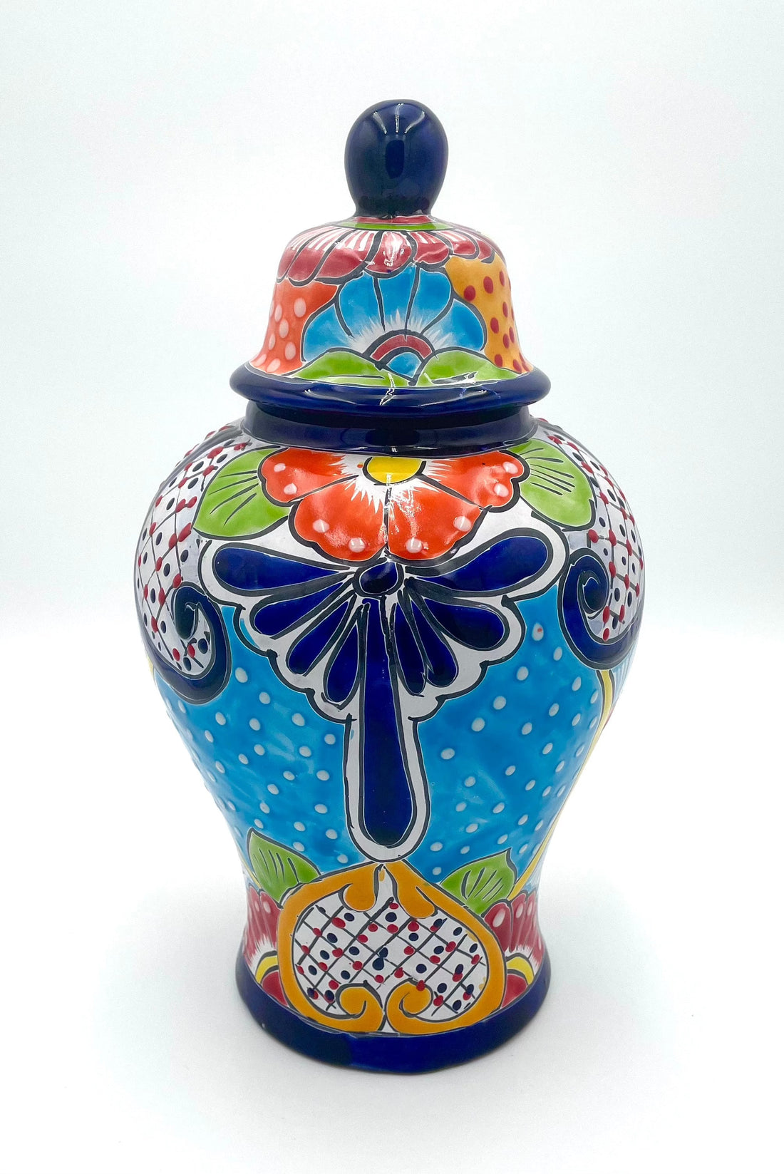 Mexoul Traditional colored ceramic tibor (MINI)
