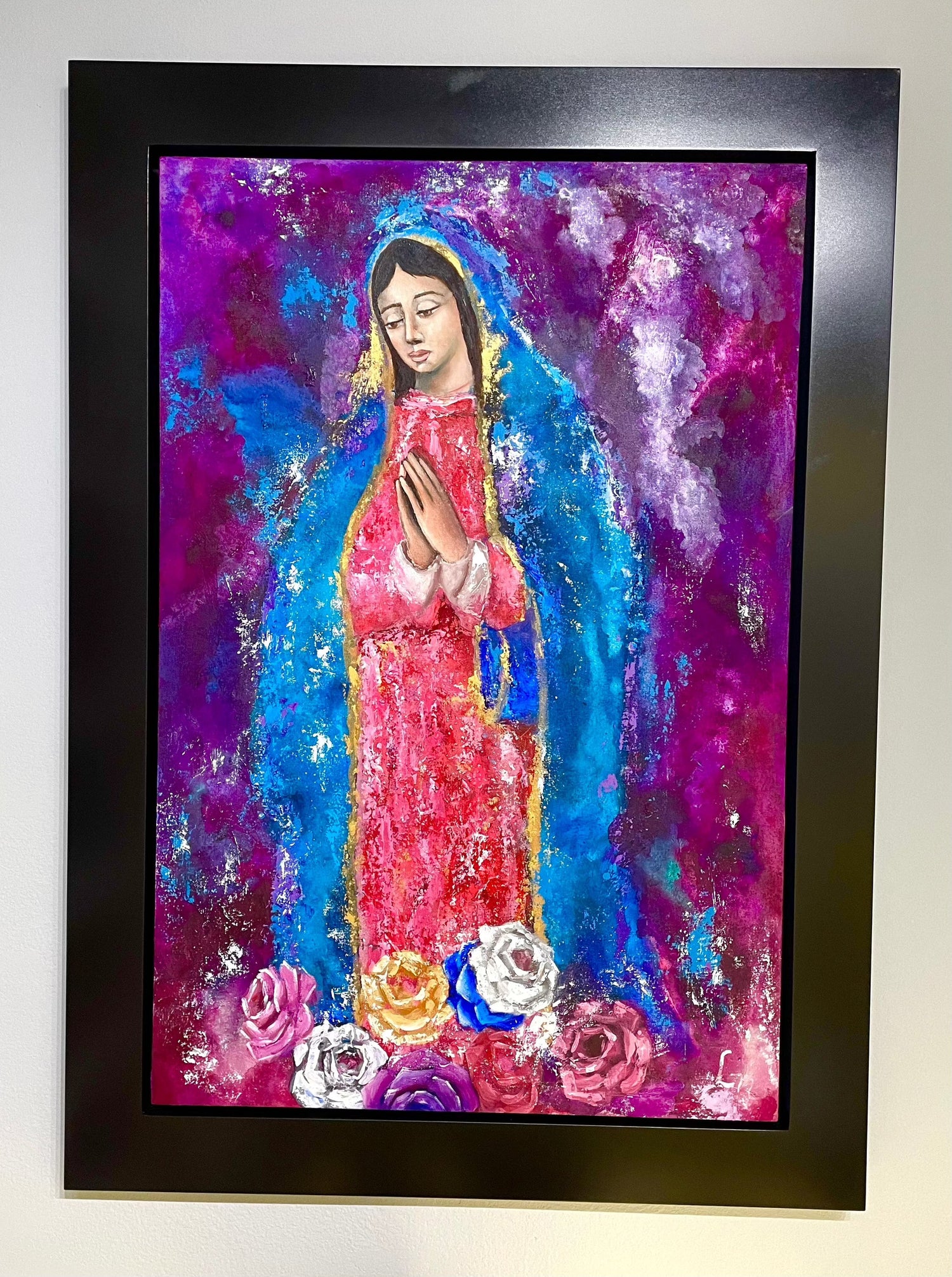 Mexoul Virgin Mary painting inks