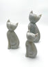 Mexoul White Marble 3 Cat set