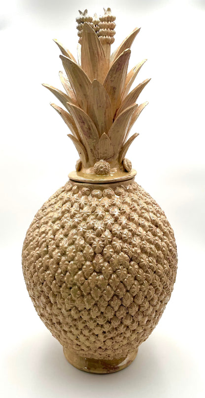 Mexoul WHITE Vitrified clay pineapple (L)