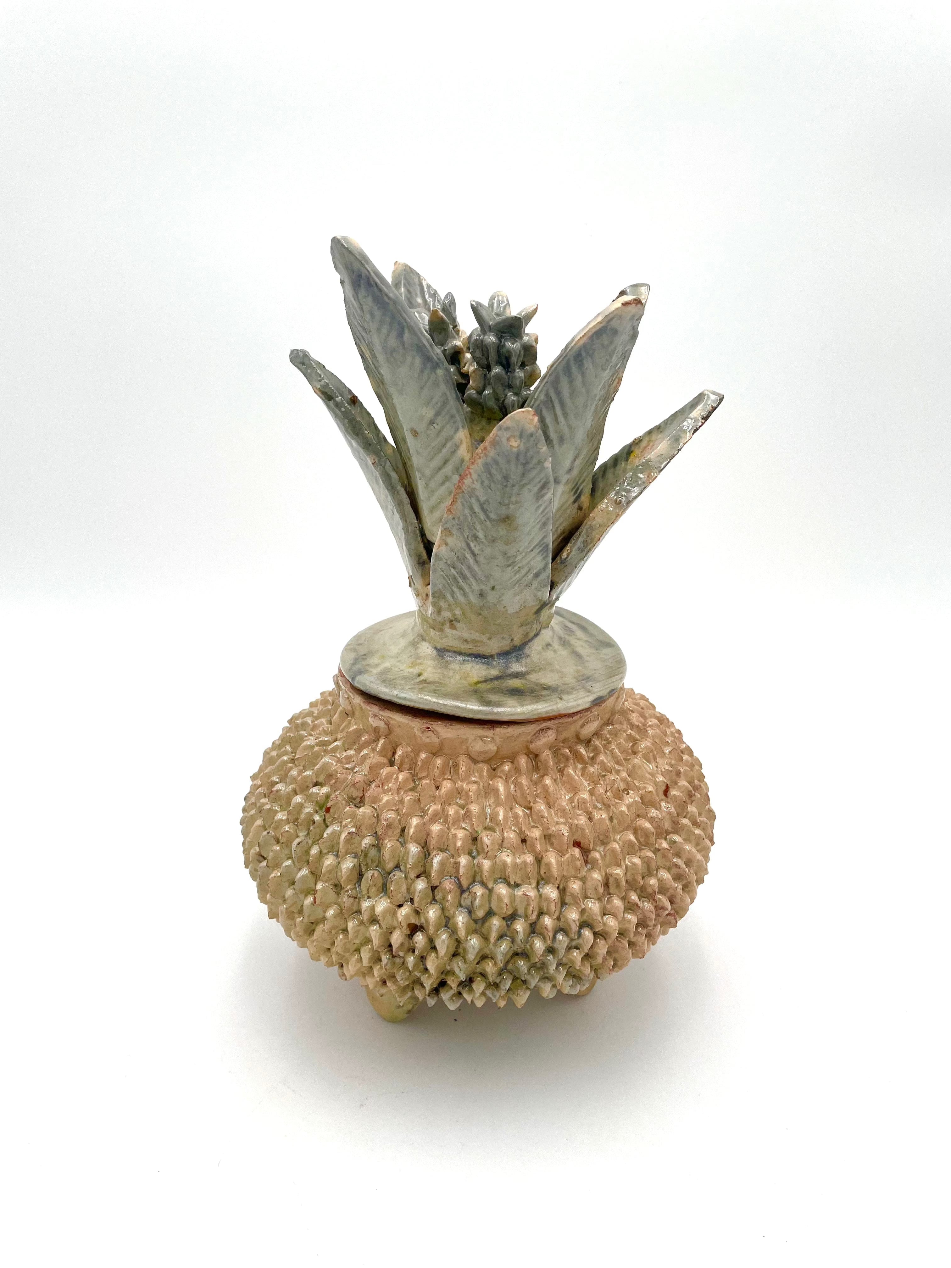 Mexoul WHITE Vitrified clay pineapple (S)