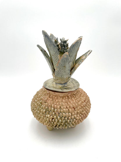 Mexoul WHITE Vitrified clay pineapple (S)